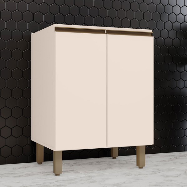 Armário de Cozinha 60 Cm Connect 2 Portas 100% Mdf Off White C78 - Henn