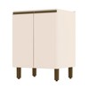 Armário de Cozinha 60 Cm Connect 2 Portas 100% Mdf Off White C78 - Henn