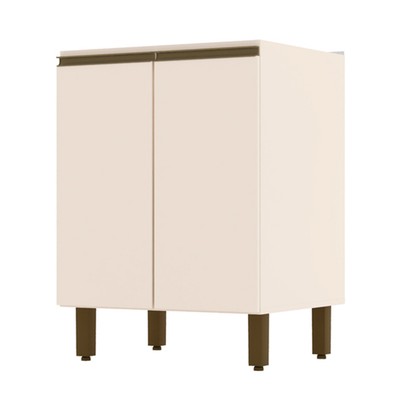 Armário de Cozinha 60 Cm Connect 2 Portas 100% Mdf Off White C78 - Henn