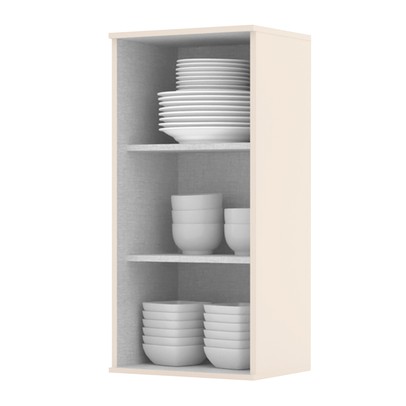Armário Aéreo Cozinha Connect 1 Porta 100% Mdf Off White C81 - Henn