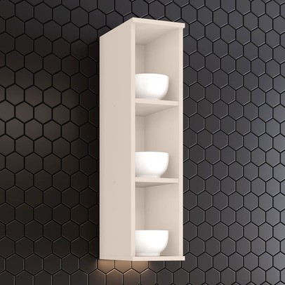Nicho Aéreo Cozinha Connect 100% Mdf Off White - Henn