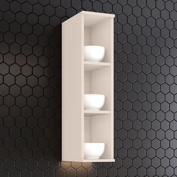 Nicho Aéreo Cozinha Connect 100% Mdf Off White - Henn