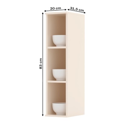 Nicho Aéreo Cozinha Connect 100% Mdf Off White - Henn