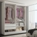 Guarda-Roupa Solteiro Istambul 2 Portas 2 Gavetas com Espelho Branco - Panorama Móveis