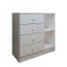 Cômoda Infantil Escotilha 1 Porta 4 Gavetas Branco - Panorama Móveis