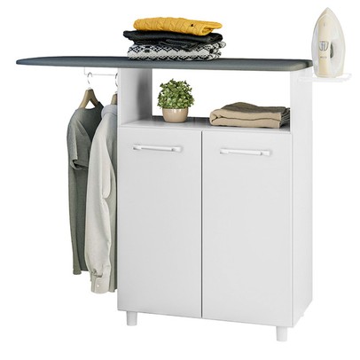 Tábua de Passar Roupa Melissa 2 Portas Branco - Nicioli