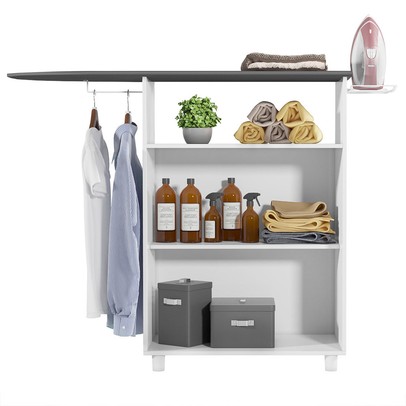 Tábua de Passar Roupa Melissa 2 Portas Branco - Nicioli