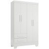 Guarda-Roupa Infantil 4 Portas 2 Gavetas Branco - Panorama Móveis