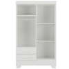 Guarda-Roupa Infantil 4 Portas 2 Gavetas Branco - Panorama Móveis