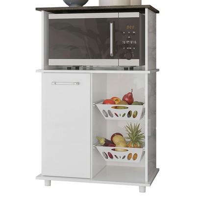 Armário de Cozinha Fruteira Malu 1 Porta Branco - Nicioli