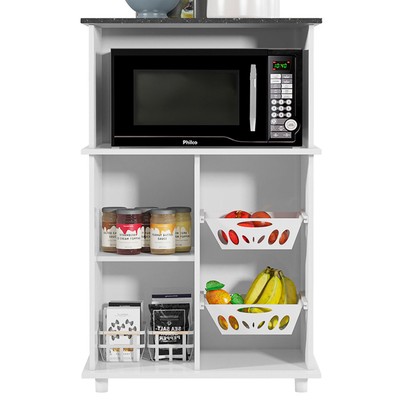 Armário de Cozinha Fruteira Malu 1 Porta Branco - Nicioli