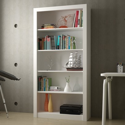 Estante para Livros Bl 01 Branco - Brv Móveis