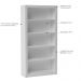Estante para Livros Bl 01 Branco - Brv Móveis