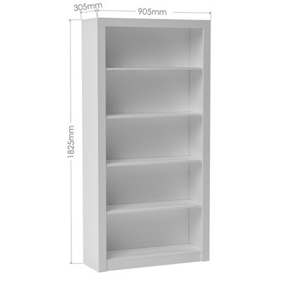 Estante para Livros Bl 01 Branco - Brv Móveis