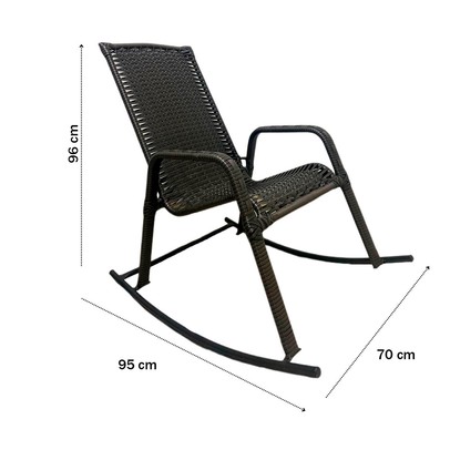 Cadeira de Balanço Aconchego Fibra Sintética - Wj Design