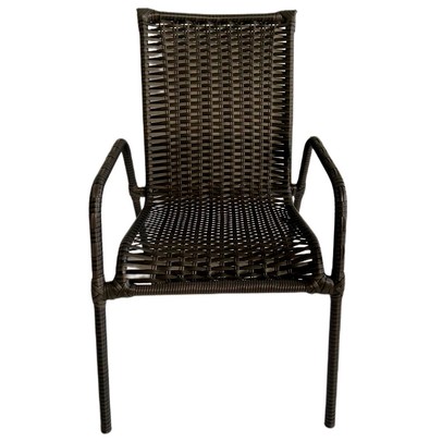 Cadeiras para Jardim com Mesa de Centro Tropical Fibra Sintética Argila - Wj Design