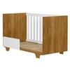 Berço Mini Cama Life 100% Mdf Branco/ Madeirado Ypê - Tigus