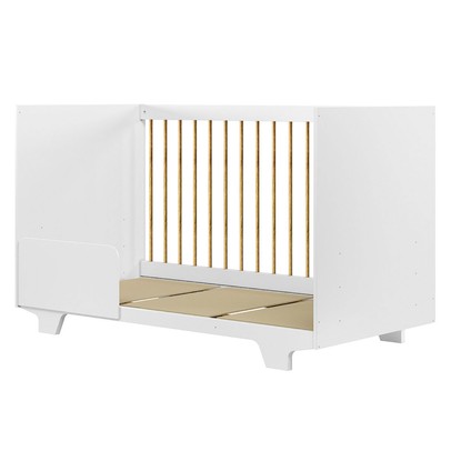 Berço Mini Cama Flocos 100% Mdf Branco - Tigus