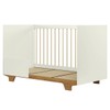 Berço Mini Cama Flocos 100% Mdf com Colchão Branco/Ypê - Tigus