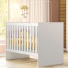 Berço Life 100% Mdf com Mosquiteiro Branco - Tigus Baby