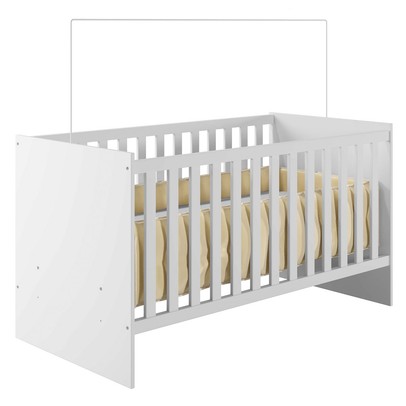 Berço Life 100% Mdf com Mosquiteiro Branco - Tigus Baby