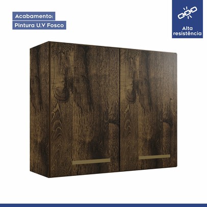 Armario Aéreo Cozinha 2 Portas Valencia Ypê - Kaiki Móveis