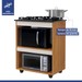 Armário de Cozinha para Cooktop Turim Nature/Off White - Kaiki Móveis