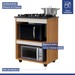 Armário de Cozinha para Cooktop Turim Nature/Off White - Kaiki Móveis