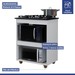 Armário de Cozinha para Cooktop 5 Bocas Turim Branco - Kaiki Móveis