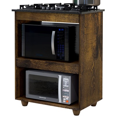 Armário de Cozinha para Cooktop 5 Bocas Turim Ypê - Kaiki Móveis