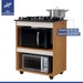 Armário de Cozinha para Cooktop 5 Bocas Turim Nature/Off White - Kaiki Móveis