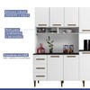 Cozinha Compacta Belo Horizonte 9 Portas 3 Gavetas Branco - Kaiki Móveis
