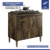 Armário de Cozinha para Cooktop 5 Bocas Sevilha 2 Portas Ypê - Kaiki Móveis