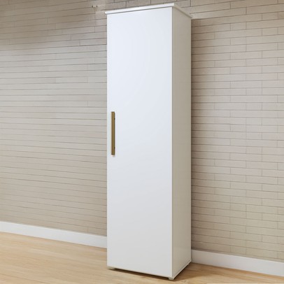 Armário Multiuso Jasmim 1 Porta Branco - Kaiki Móveis