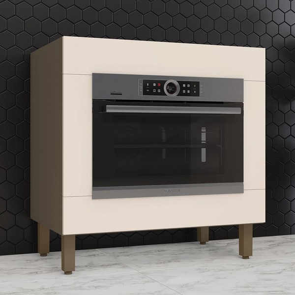 Balcão de Cozinha para Forno de Embutir Connect Duna/Cristal - Henn