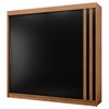 Guarda-Roupa Casal Seul 2 Portas 4 Gavetas 100% Mdf Freijó/Nero - Mx Móveis