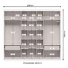 Guarda-Roupa Casal Brooklyn 7 Portas 2 Gavetas Branco - Panorama Móveis