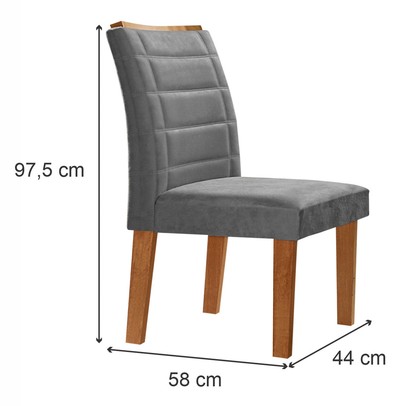 Mesa de Jantar 8 Lugares Nápoles/Genova com Vidro Cinamomo/Off White/Cinza - Cel Móveis