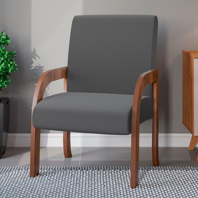 Poltrona Veneza Seda/Cinza - Vian