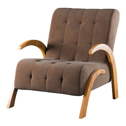 Poltrona Cecilia Seda/Bombom - Vian