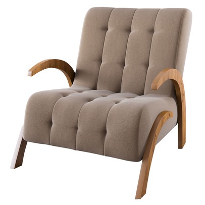 Poltrona Cecilia Seda/Tabaco - Vian