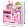 Cômoda Infantil Magia 2 Portas 1 Gaveta Branco/Rosa - Gabrielli Móveis