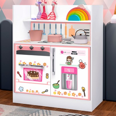 Cômoda Infantil Magia 2 Portas 1 Gaveta Branco - Gabrielli Móveis