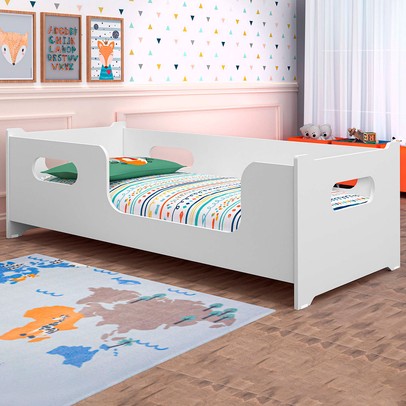 Cama Montessoriano Encanto Branco - Gabrielli Móveis