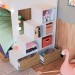 Beliche 4 Gavetas com Escada Branco/Aveiro Oak - Completa Móveis