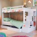 Beliche 4 Gavetas com Escada Branco - Completa Móveis