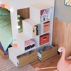 Treliche 2 Gavetas Branco/Aveiro Oak - Completa Móveis
