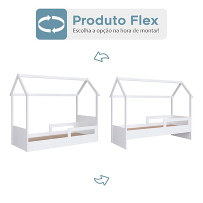Cama Infantil Montessoriana Branco - Completa Móveis