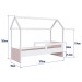 Cama Infantil Montessoriana Branco/Rosa - Completa Móveis