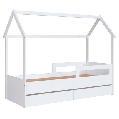 Cama Infantil Montessoriana 2 Gavetas Branco - Completa Móveis